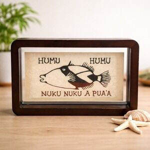Hawaiian Humu Humu Nuku Nuku A Puaʻa Handmade Paper Art Fish Big Island Hawaii